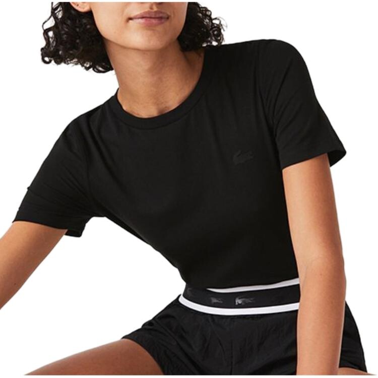 Футболка LACOSTE Женская Black — фото 3
