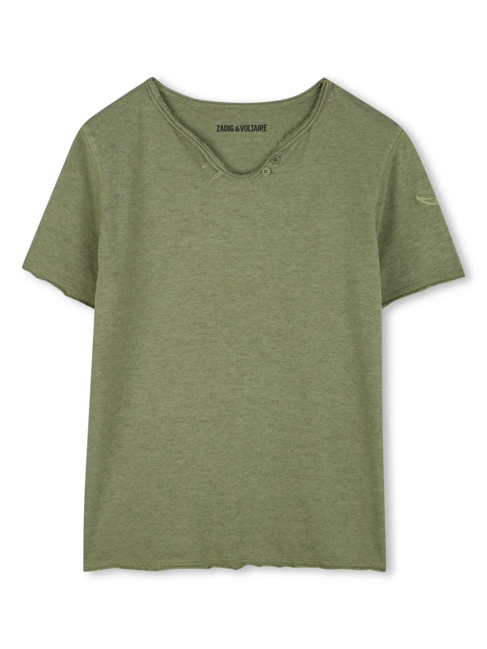 

Футболка с графичным принтом Zadig & Voltaire Kids, зеленый