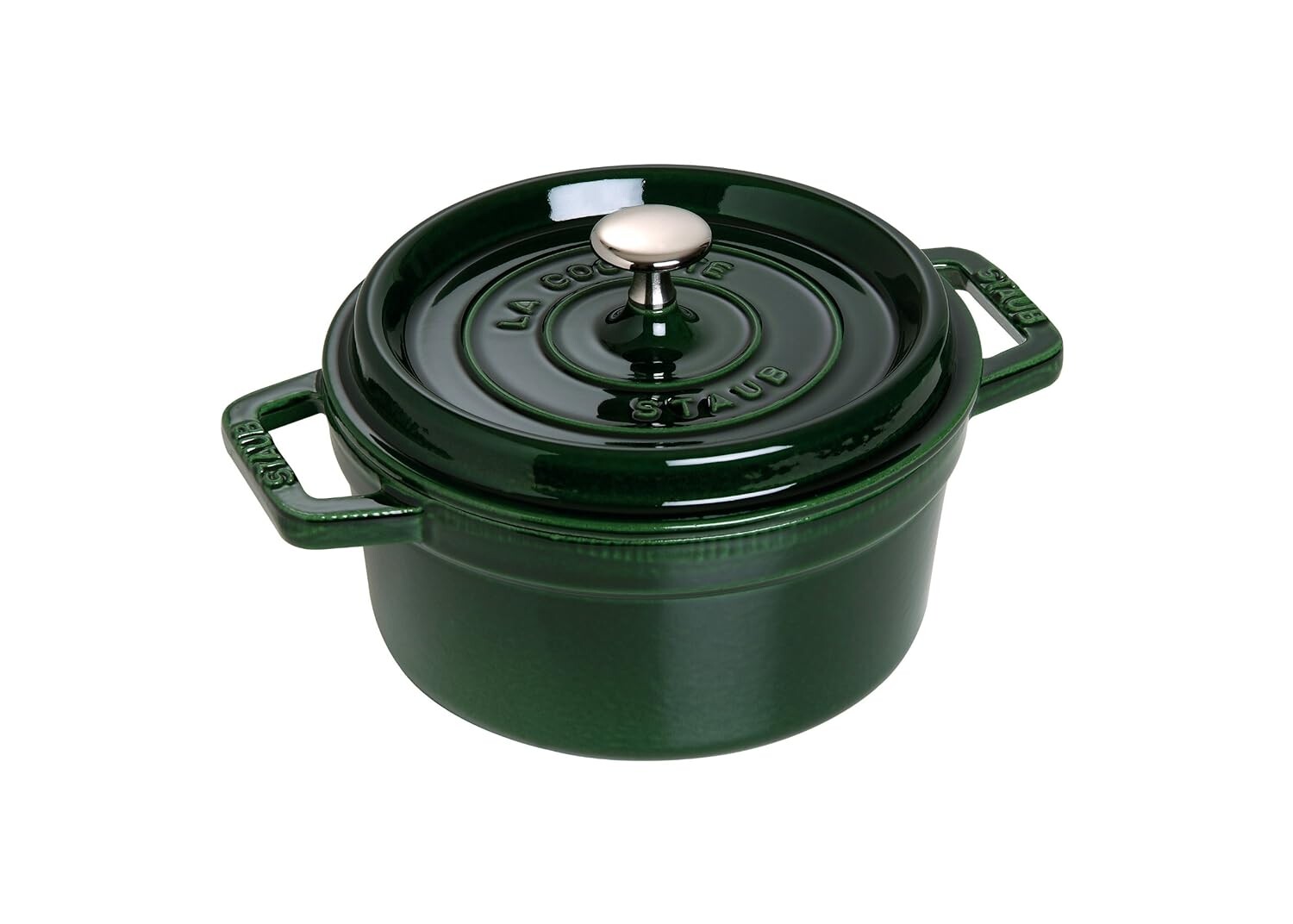 

Staub La Cocotte Round 40509-644 Pico Cocotte Round Basil Green, 7,9 дюйма (20 см), для обеих рук, эмалированная кастрюля, совместима с индукционной индукцией, аутентичный японский продукт
