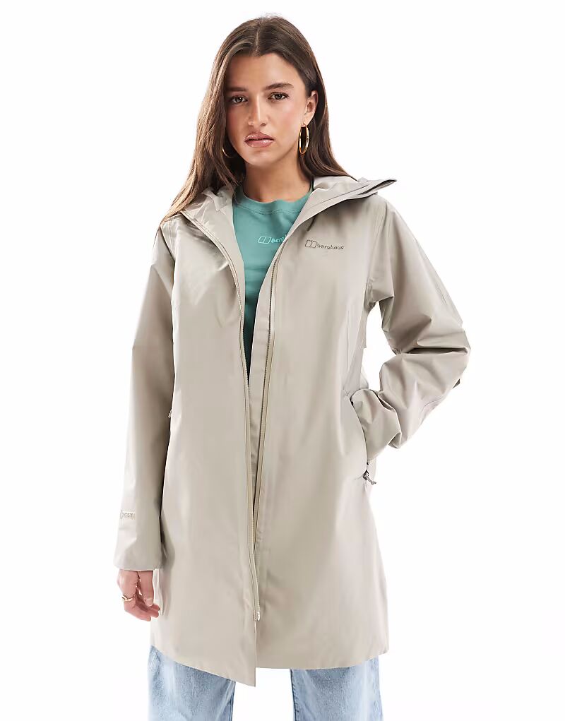 

Водонепроницаемая куртка Berghaus Jackets Ashberry Gore-Tex серо-коричневого цвета