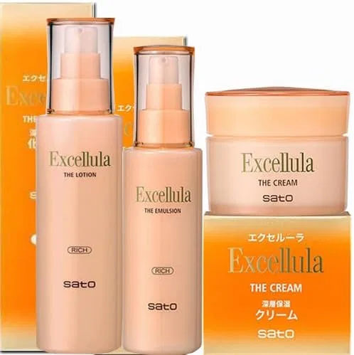 Набор для ухода за кожей Excellura The Lotion, The Emulsion и The Cream RICH, 145 мл + 118 мл + 40 г