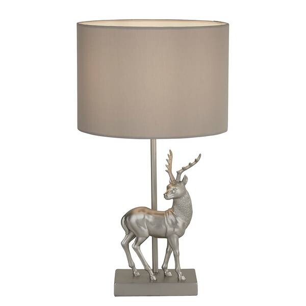 

Настольная лампа searchlight Deer, серебряный