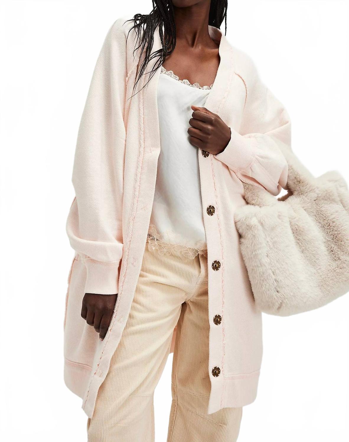 

Кардиган "Свежий старт" в клубничном цвете Free People, Strawberry