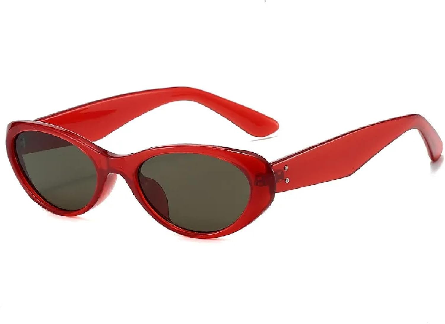 

Винтажные женские солнцезащитные очки «кошачий глаз» с заклепками, мужские очки с леопардовым принтом, солнцезащитные очки цвета чайного дерева, защита от УФ-излучения UV400. Модные VVTWSSW, Wine Red Black