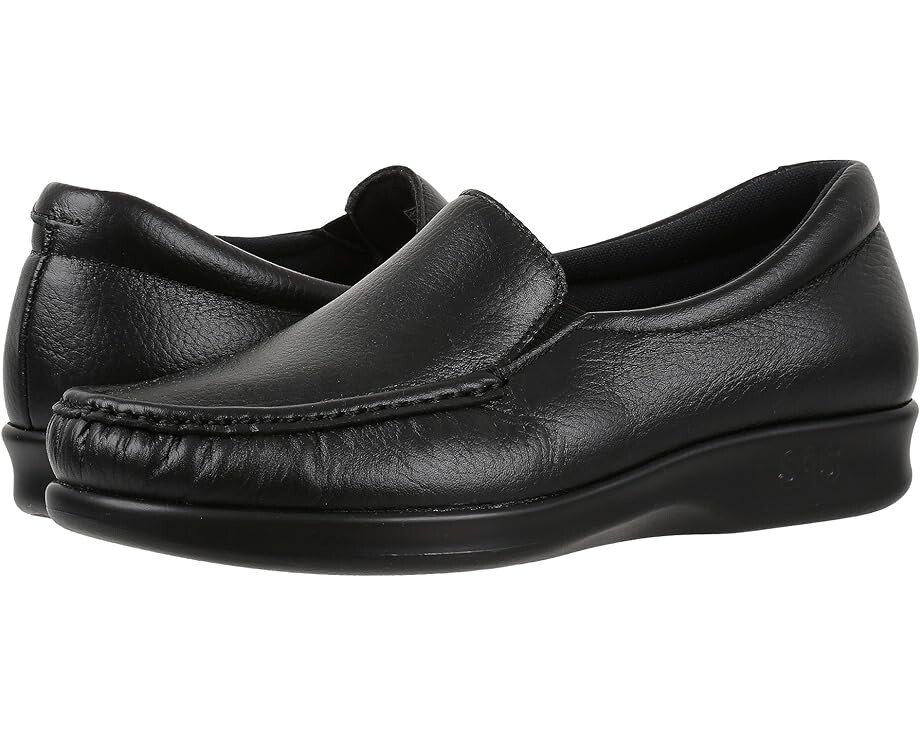 Лоферы SAS Twin Slip On Comfort Loafer, черный