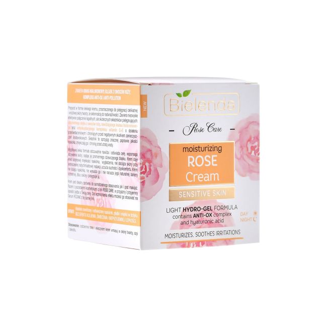 

Увлажняющий крем для лица с розой Bielenda, 50 мл