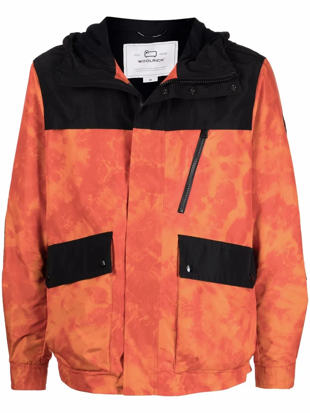 

Ветровка Trek с принтом тай-дай WOOLRICH, оранжевый