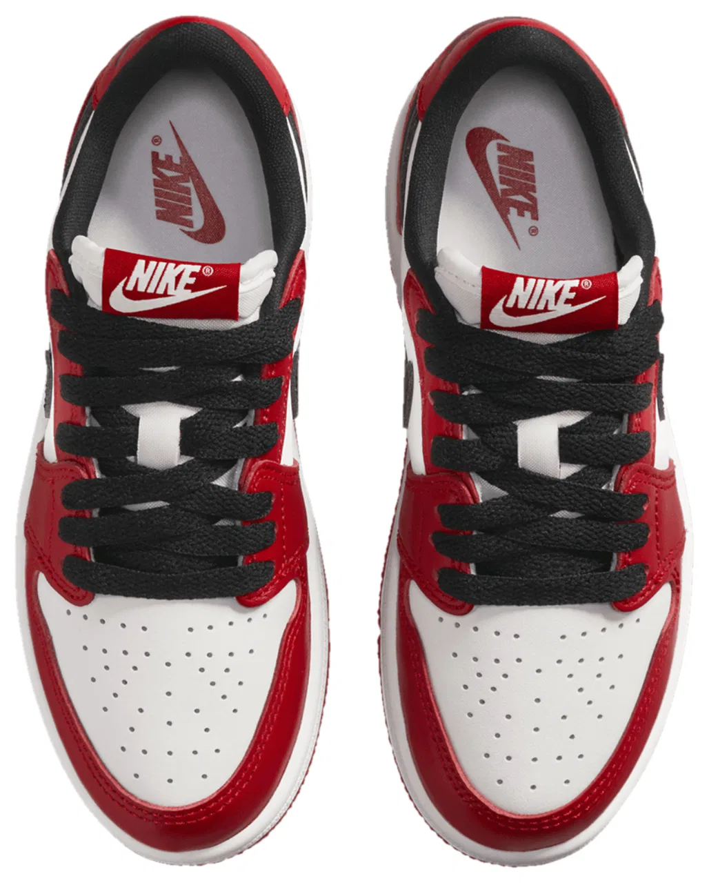 Кроссовки для мальчиков AJ 1 Retro Low OG Jordan, цвет Summit White/Varsity Red/Black — фото 4