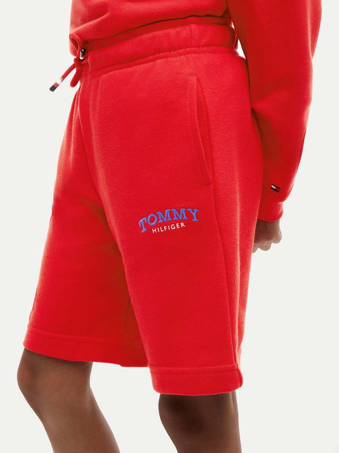 Спортивные шорты стандартного кроя для мальчика Tommy Hilfiger, светло-красный — фото 4