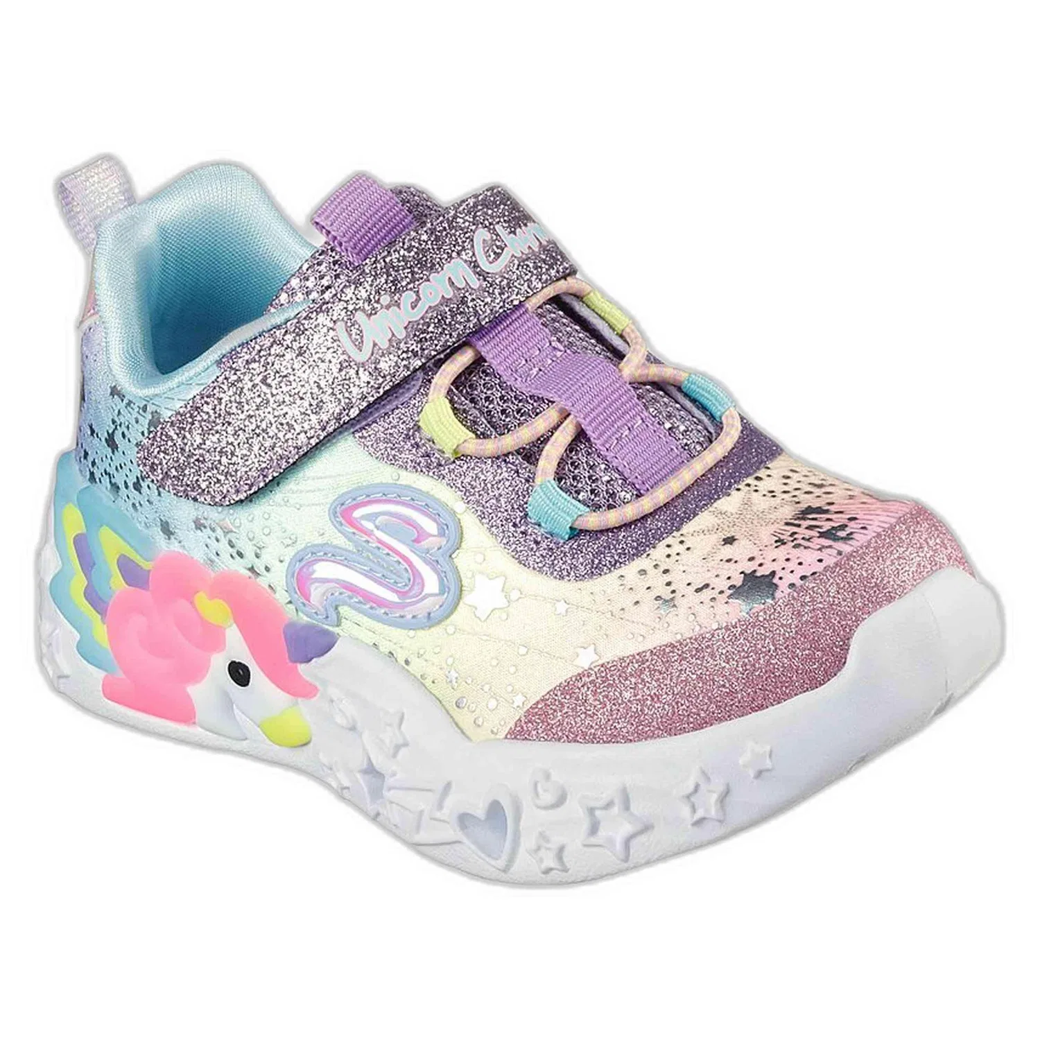 Детские кроссовки для девочек Skechers 302681N-PRMT, Цвет Bunt — фото 2