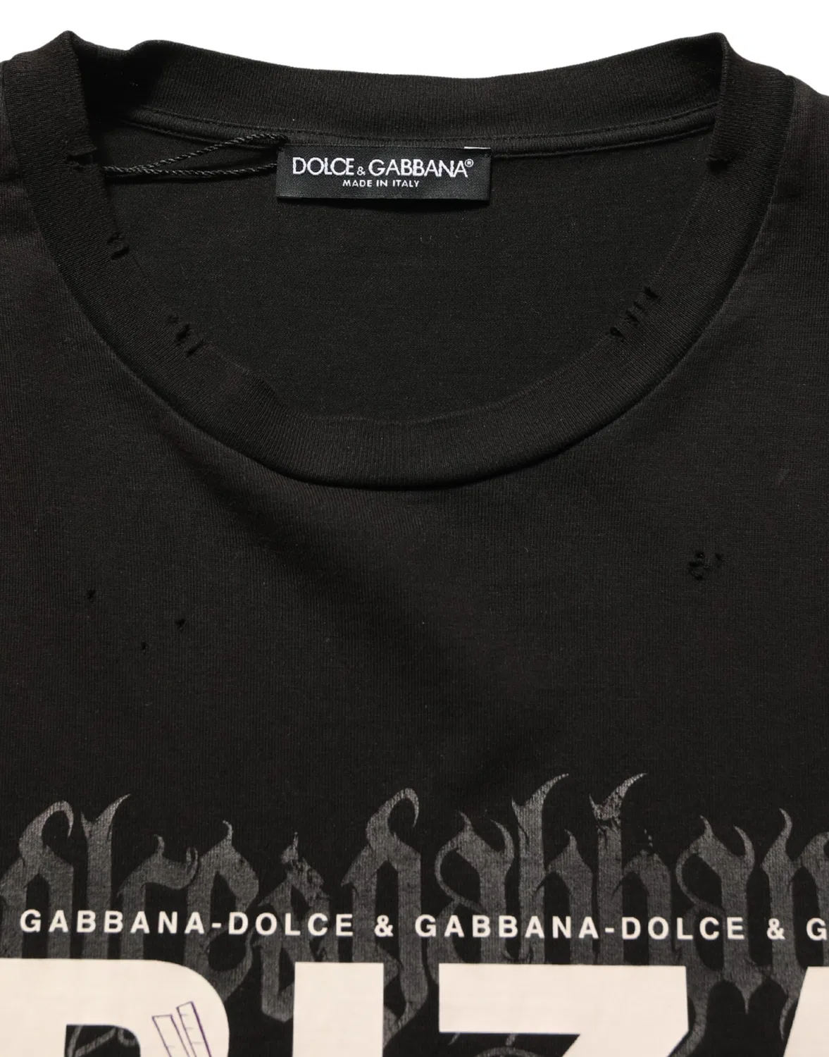 Мужская футболка с принтом IBIZA Dolce & Gabbana, Black — фото 4