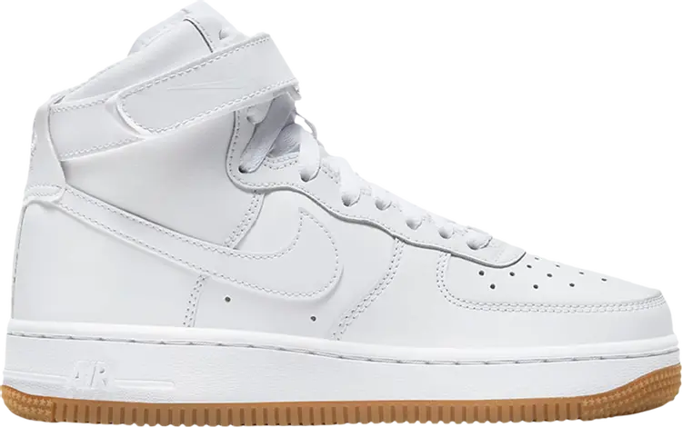 

Кроссовки Nike Air Force 1 High GS 'White Gum', белый