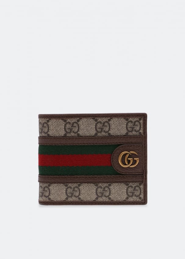 

Кошелек GUCCI Ophidia GG wallet, бежевый