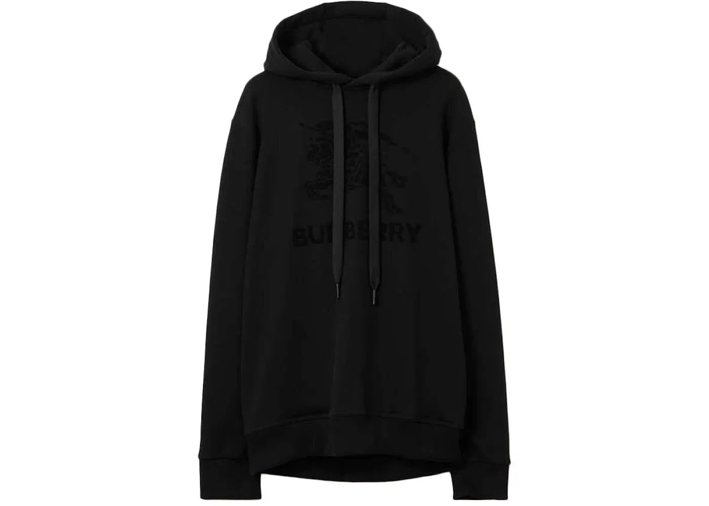Мужской худи с принтом Burberry Hoodie, Black