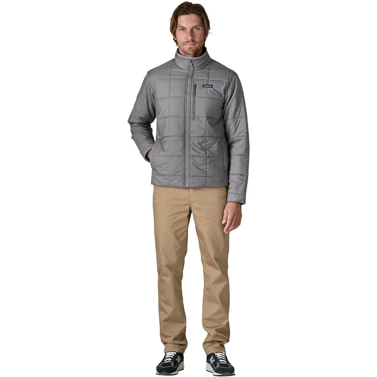 Мужская утепленная куртка Light Gust Jacket Patagonia, Blue Sage — фото 2