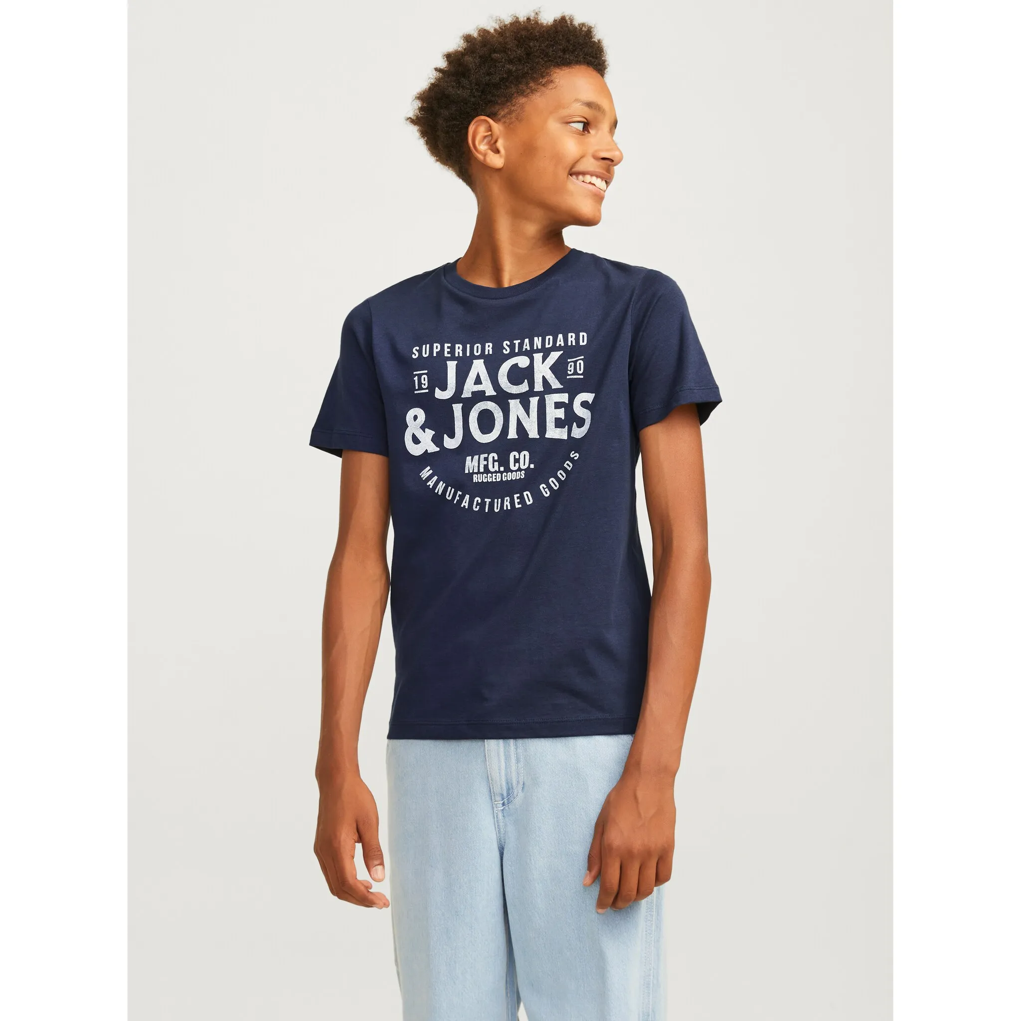 

Детская футболка Jack & Jones «JJJEANS TEE SS O-NECK JNR» Jack & Jones Junior, цвет navy blazer