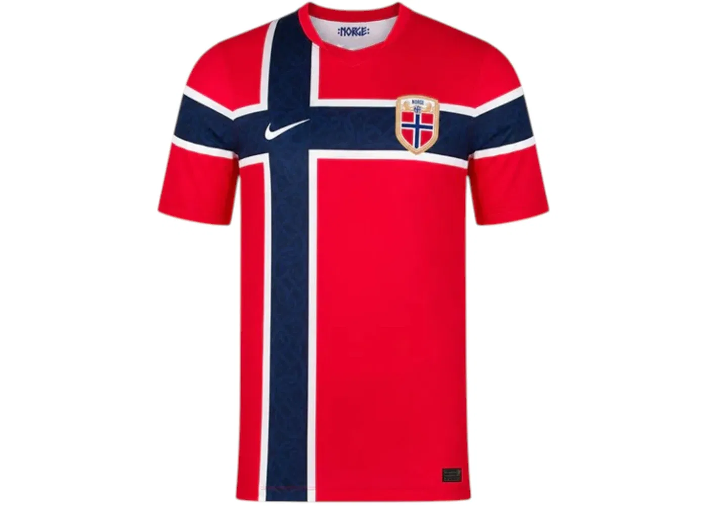 Мужская футбольная джерси Nike Norway National Team 2026 Stadium Home Jersey Chile Red White, Chile Red/Chile Red/White