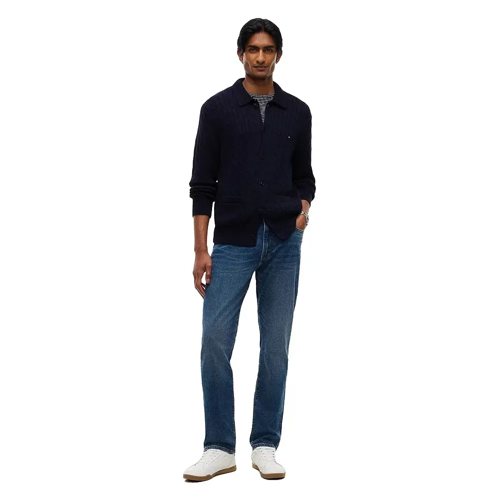 Мужской кардиган из хлопка Tommy hilfiger, Blue — фото 4