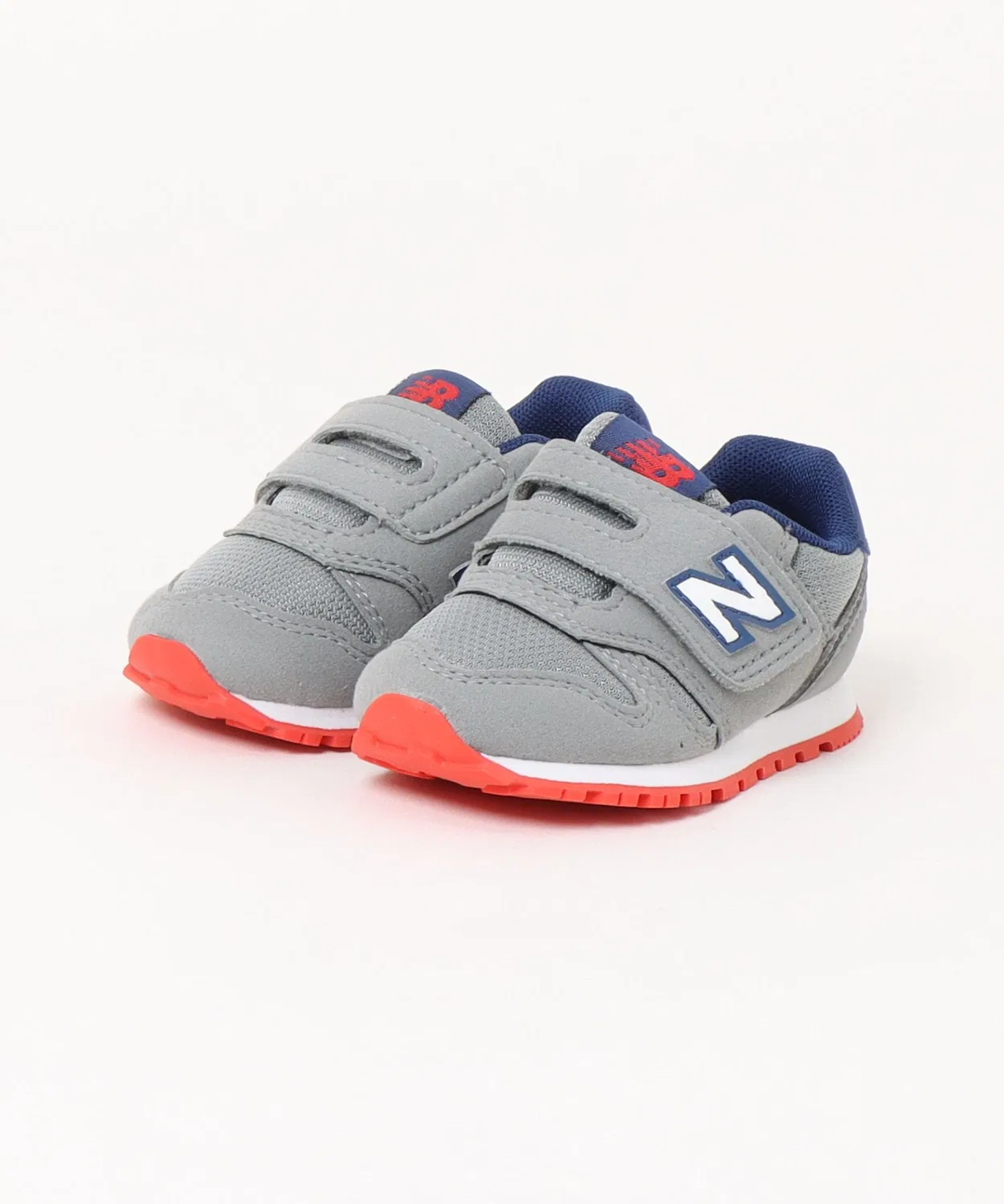 Детские кроссовки с липучками IZ373 New Balance, Серый