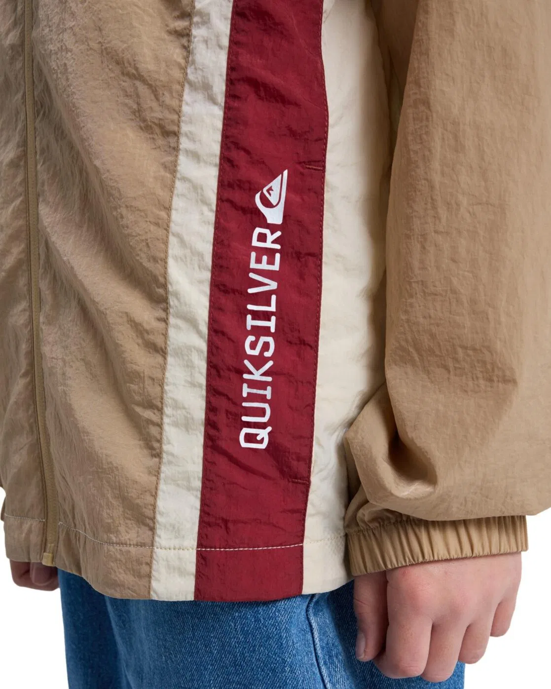 Детская ветровка с капюшоном CLICKER Quiksilver, Khaki — фото 4