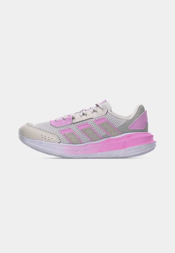 Кроссовки для бега по шоссе Astrastar унисекс Adidas Performance, серый/сиреневый/бежевый — фото 2