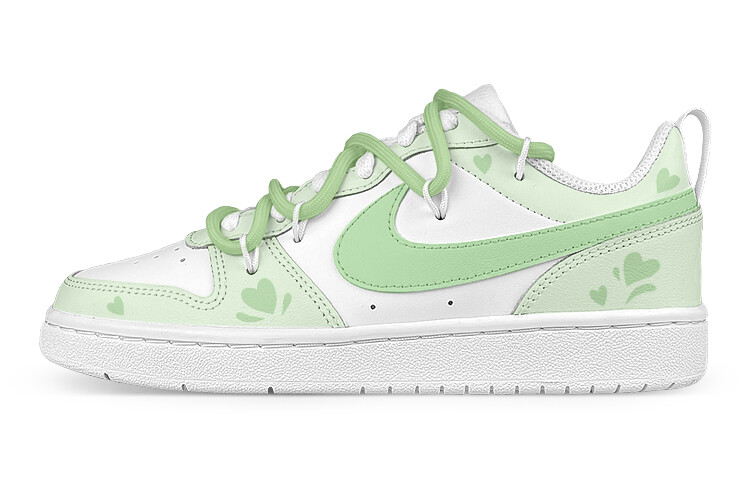 

Кроссовки Nike Court Borough Series Skateboard Shoes Women's Low-Top White/Green