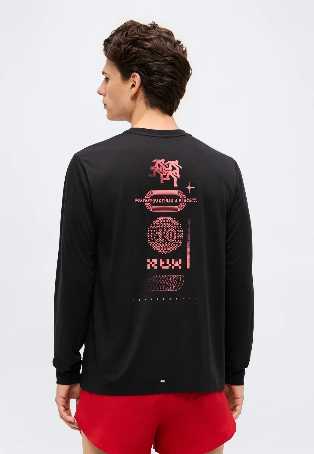 Adi365 унисекс - футболка с длинными рукавами Adidas Performance, Black/Pure Turbo