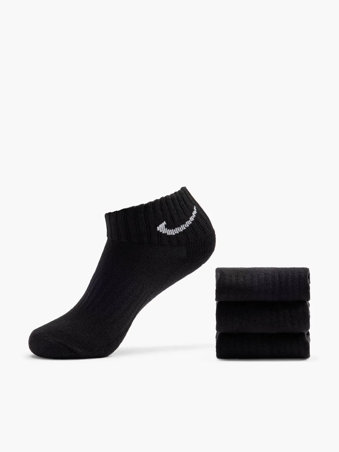 Унисекс носки для бега 3 пары Nike, черный