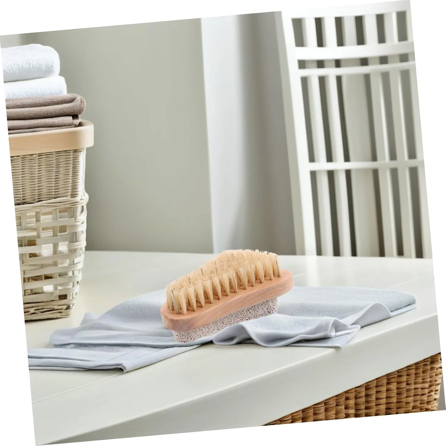 Скребок для ног Exfoliator Brush, Outanaya, 2 шт, Light Brown — фото 4