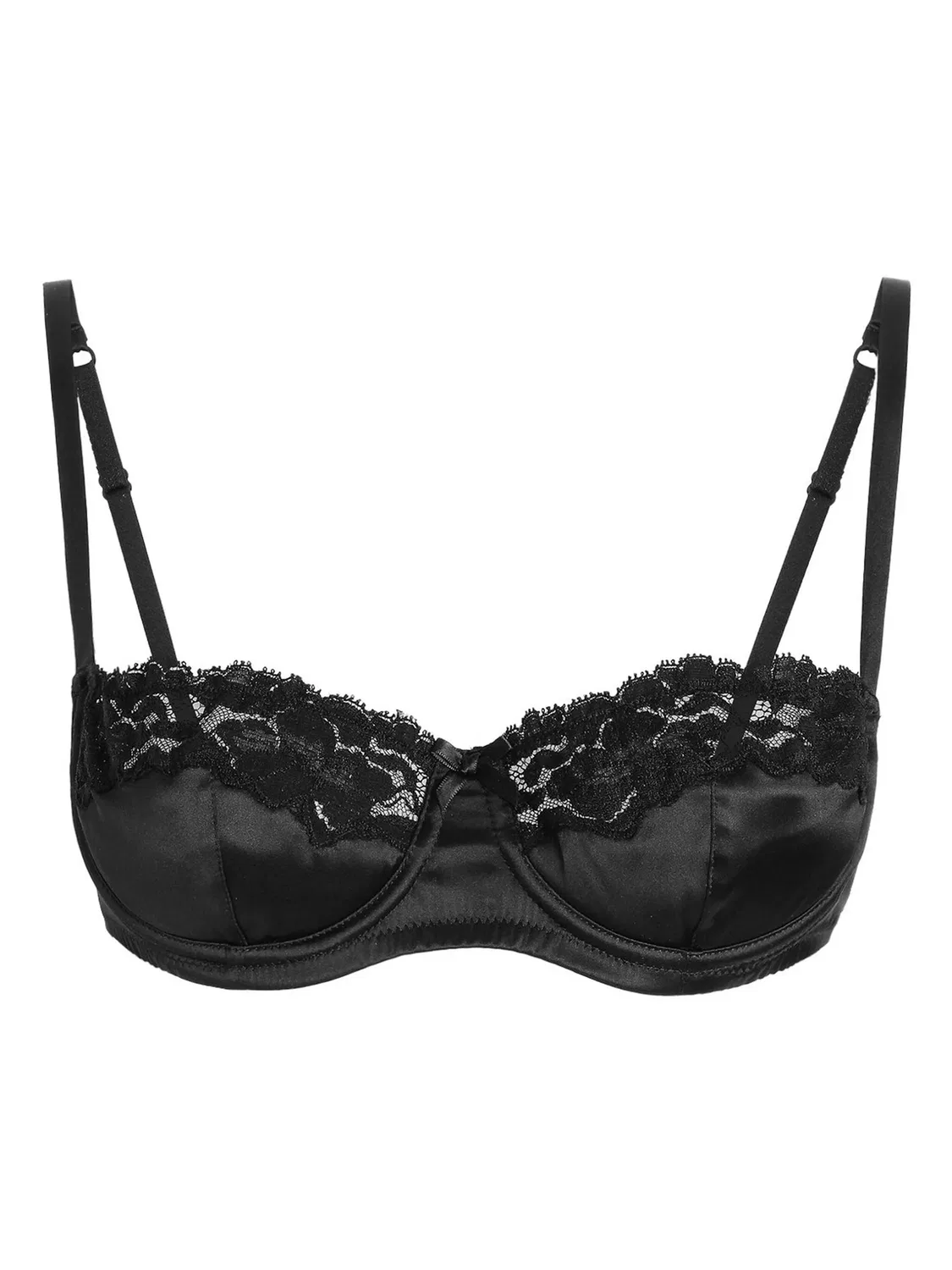 Бра с кружевной аппликацией Dolce & Gabbana, черный