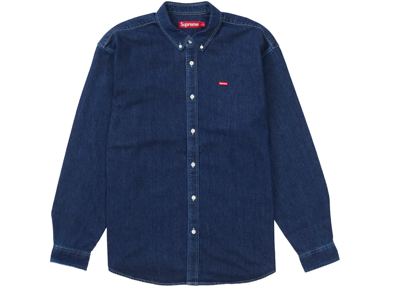 Мужская рубашка из денима Supreme Shirt (FW24), Rinsed Denim