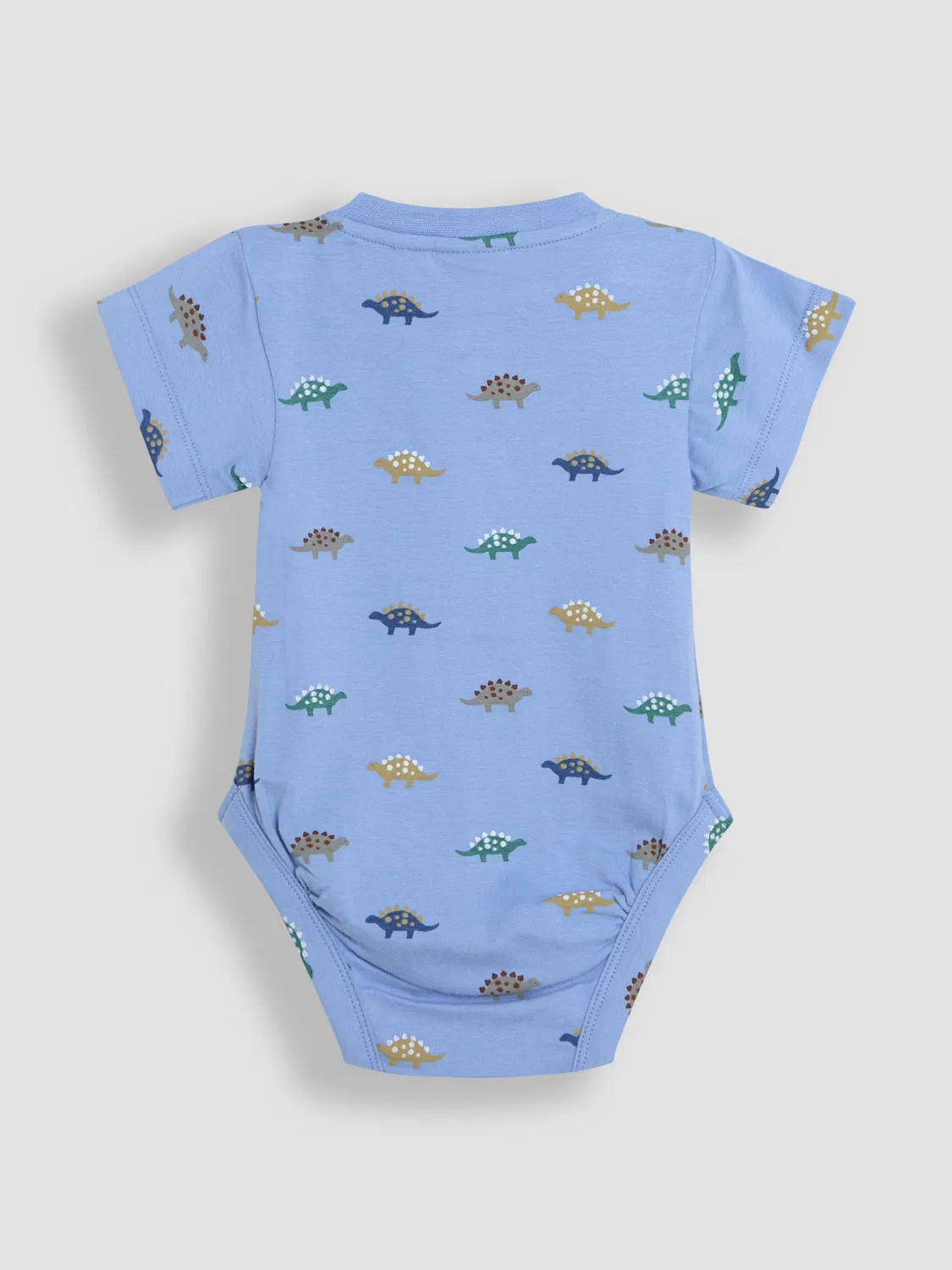 Боди с коротким рукавом, 2 шт Jojo Maman Bébé, синий, кремовый — фото 3