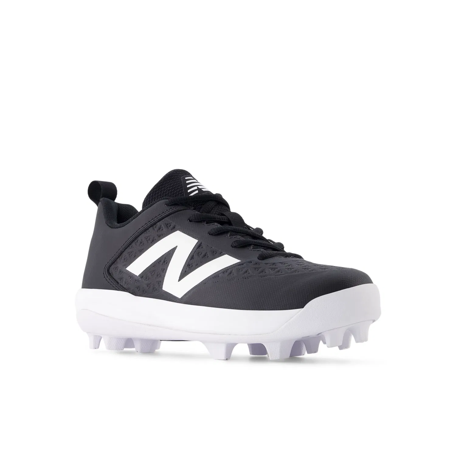 Детские бутсы для бейсбола с резиновой подошвой 4040v8 New Balance, Black With White — фото 2