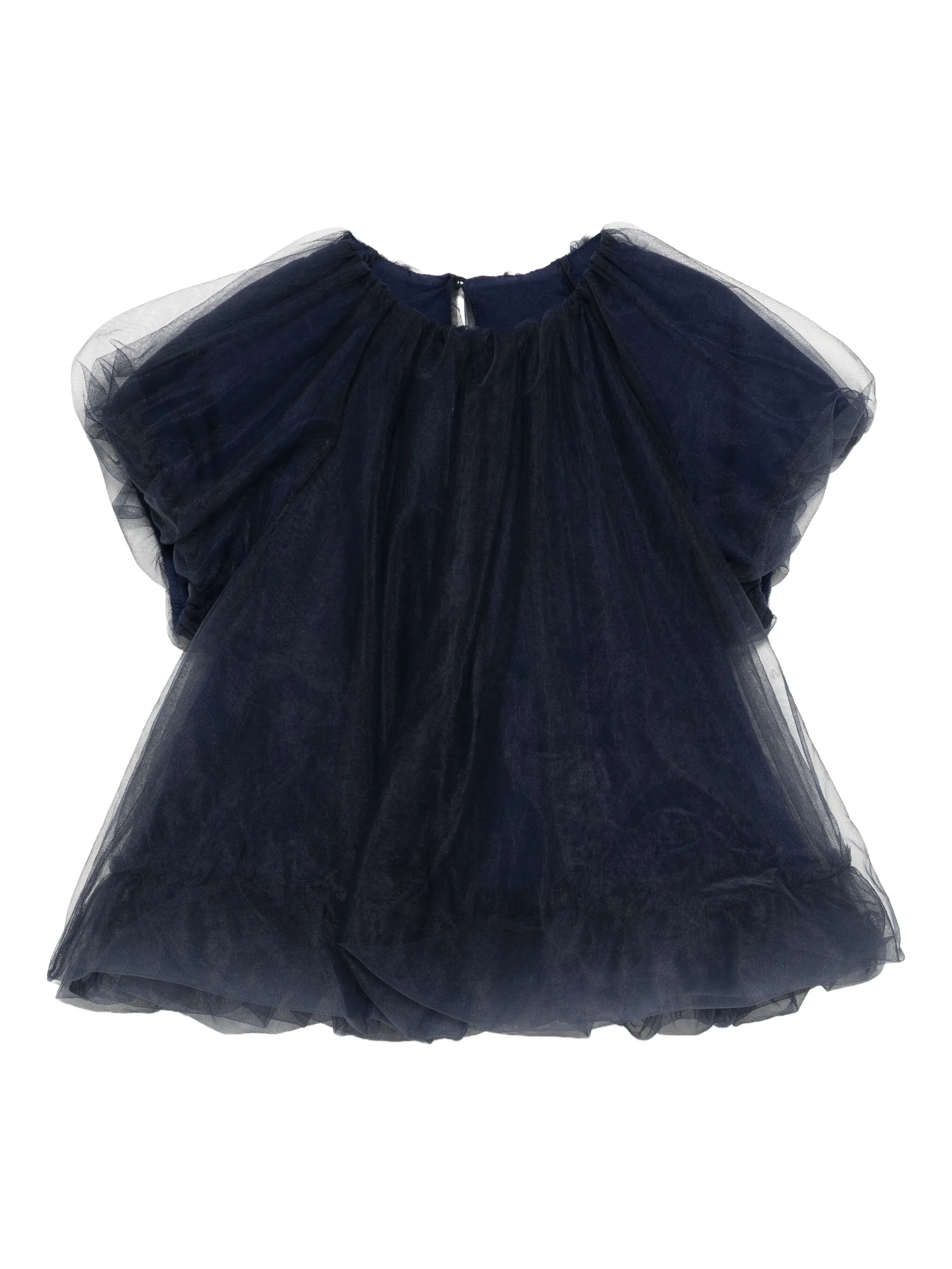 

Сетчатый топ с короткими рукавами Jnby By Jnby, синий