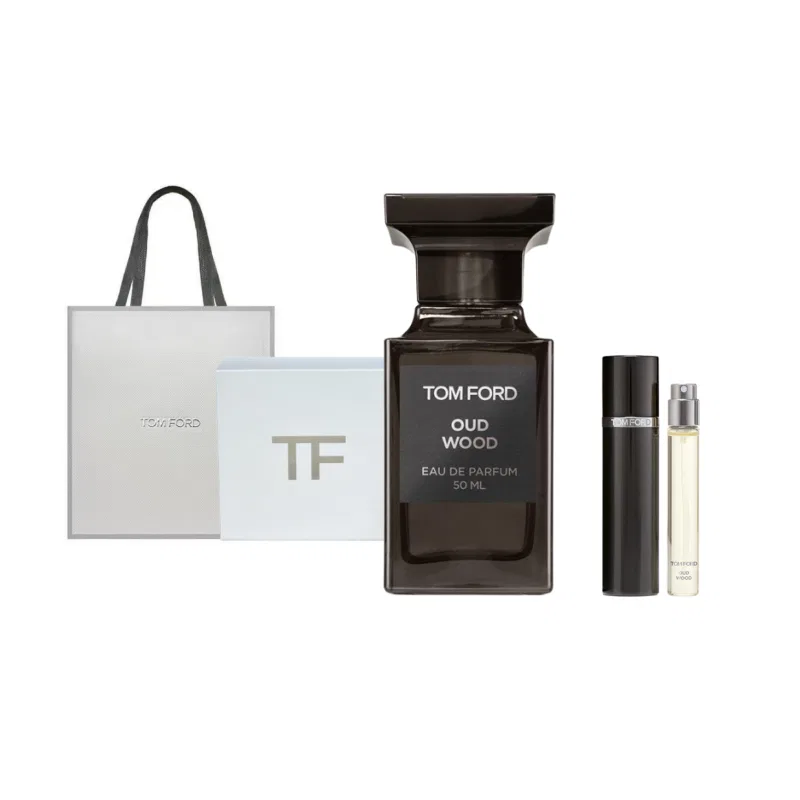 Парфюмерный набор Woody Tones Eau De Parfum EDP Agarwood Black Pepper Santalum Album TOM FORD, 50 мл + 10 мл