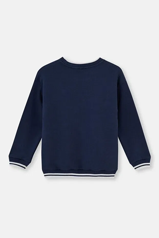 Детское для девочек свитшот с принтом Barbie Bachelor Dagi, Navy Blue — фото 2