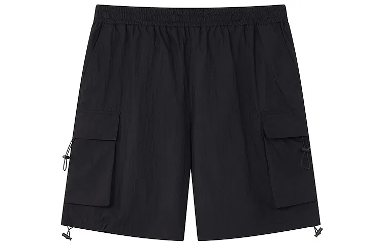 Детские шорты карго с принтом CleanFit Teenie Weenie Men, Black