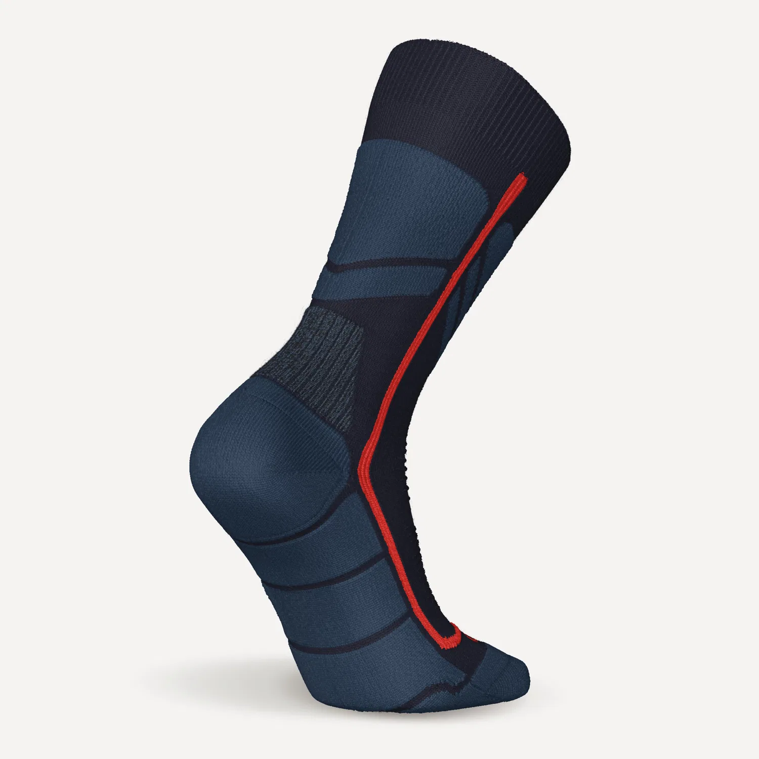 Детские теплые носки для зимних прогулок Wandersocken Kinder SH500 Quechua, Kosmosblau Petrolblau Silbergrau — фото 2