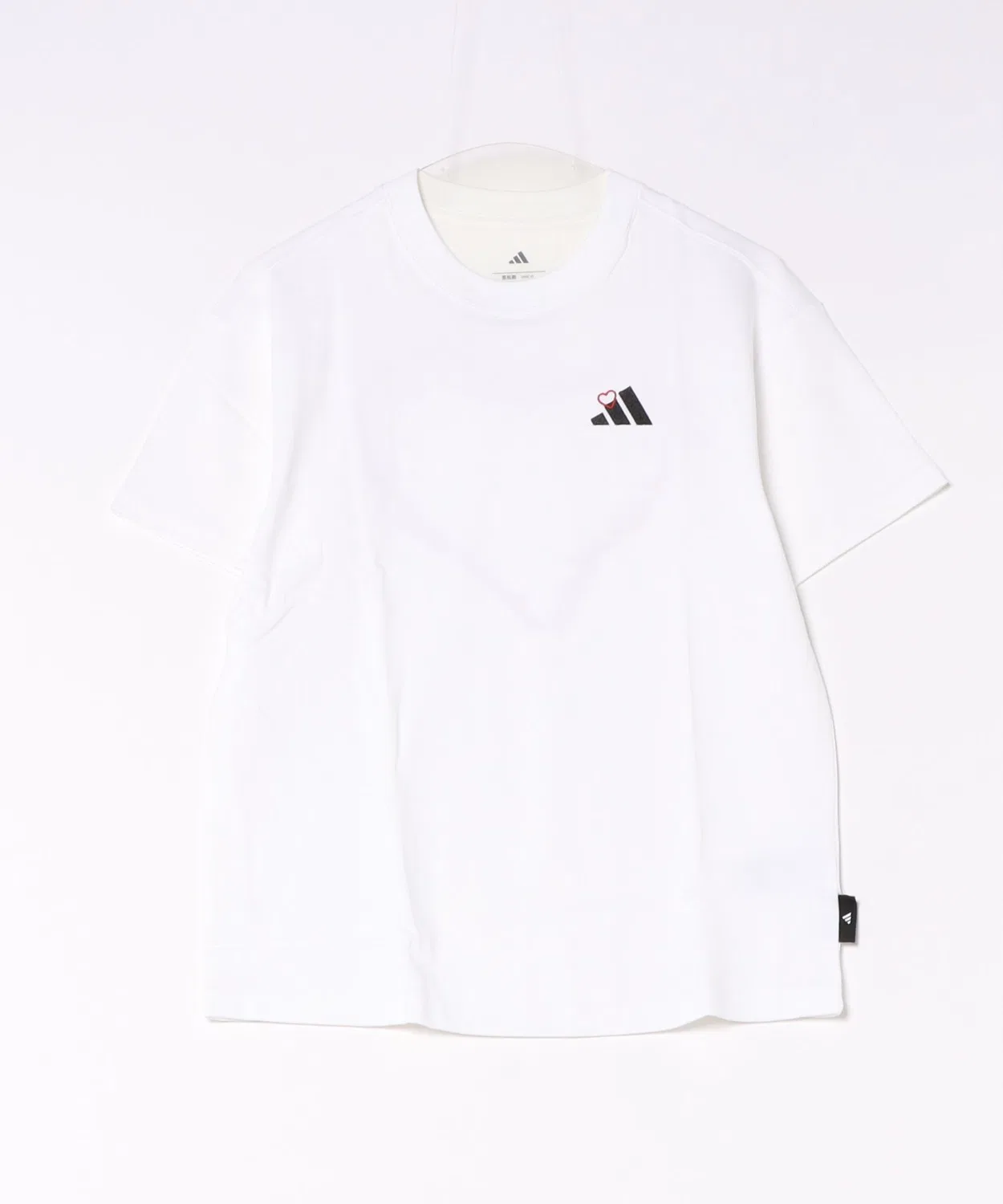 Женская футболка с вышивкой WHEART Adidas, Белый