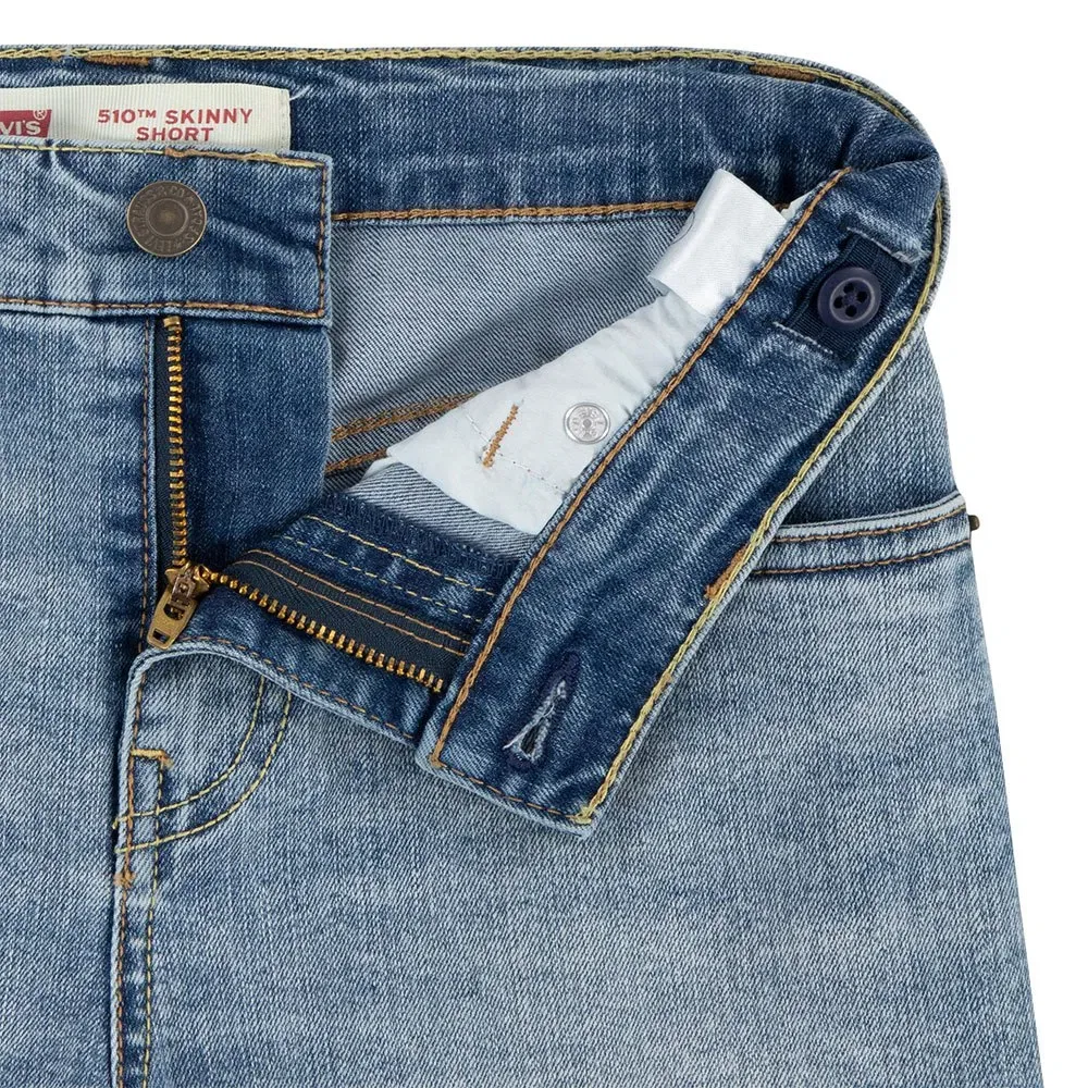 Детские шорты для мальчиков скинни-фит Levi's 510, Blue — фото 4