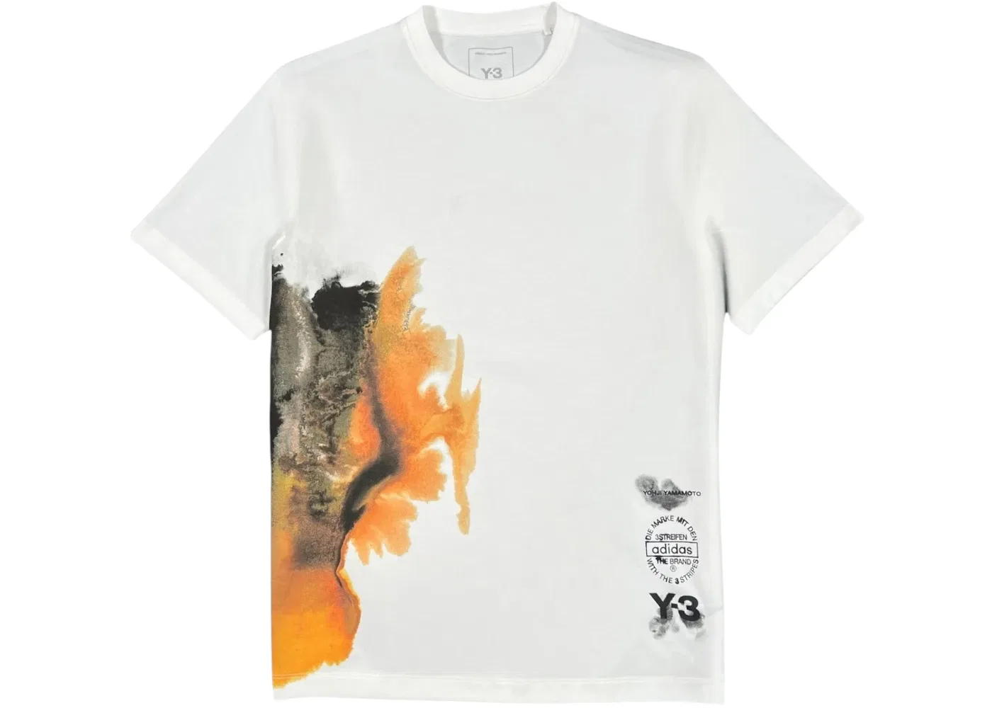 Мужская футболка с принтом Adidas x Y3 GFX S/S T-shirt, White