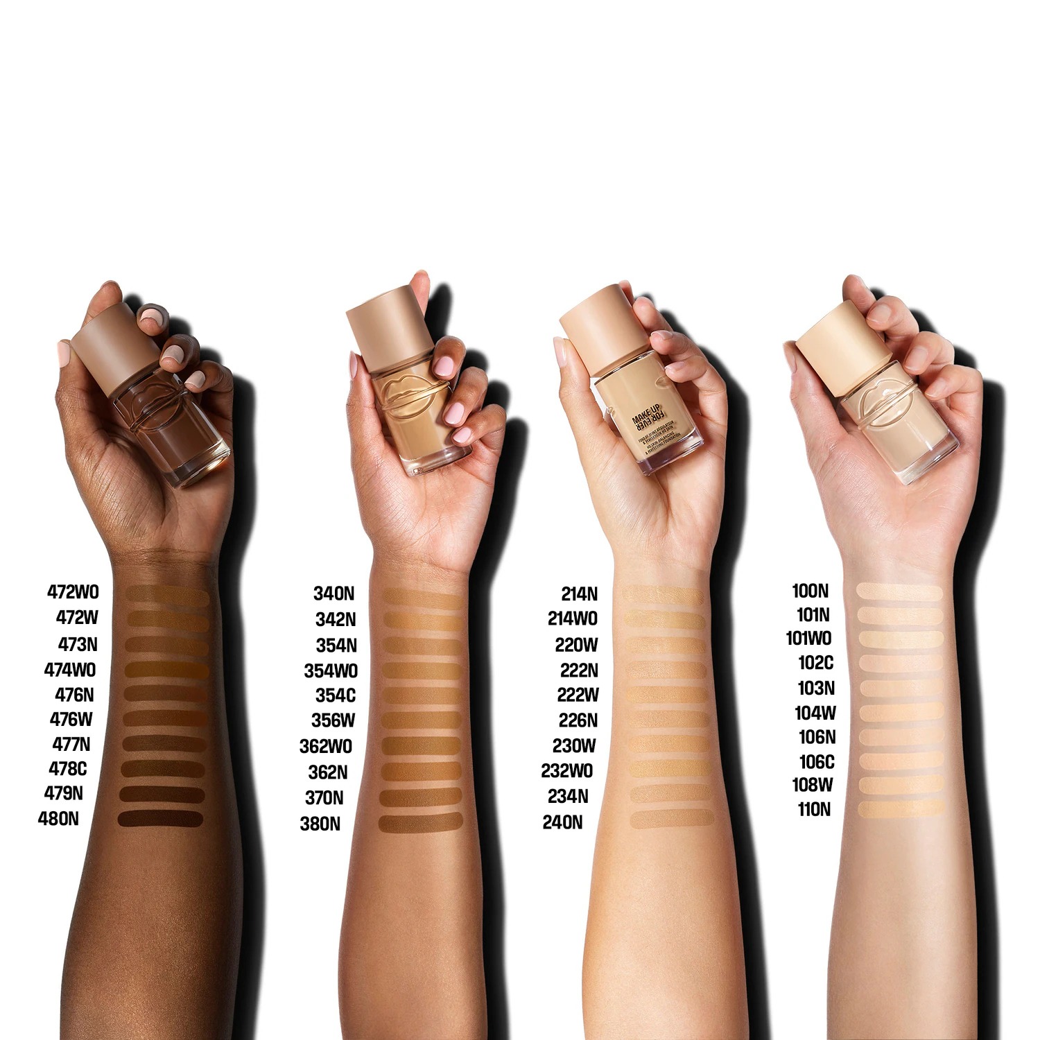 Тональная основа Make Up For Ever HD Skin-Balancing & Perfecting, 473n - teak, 30 мл — фото 4