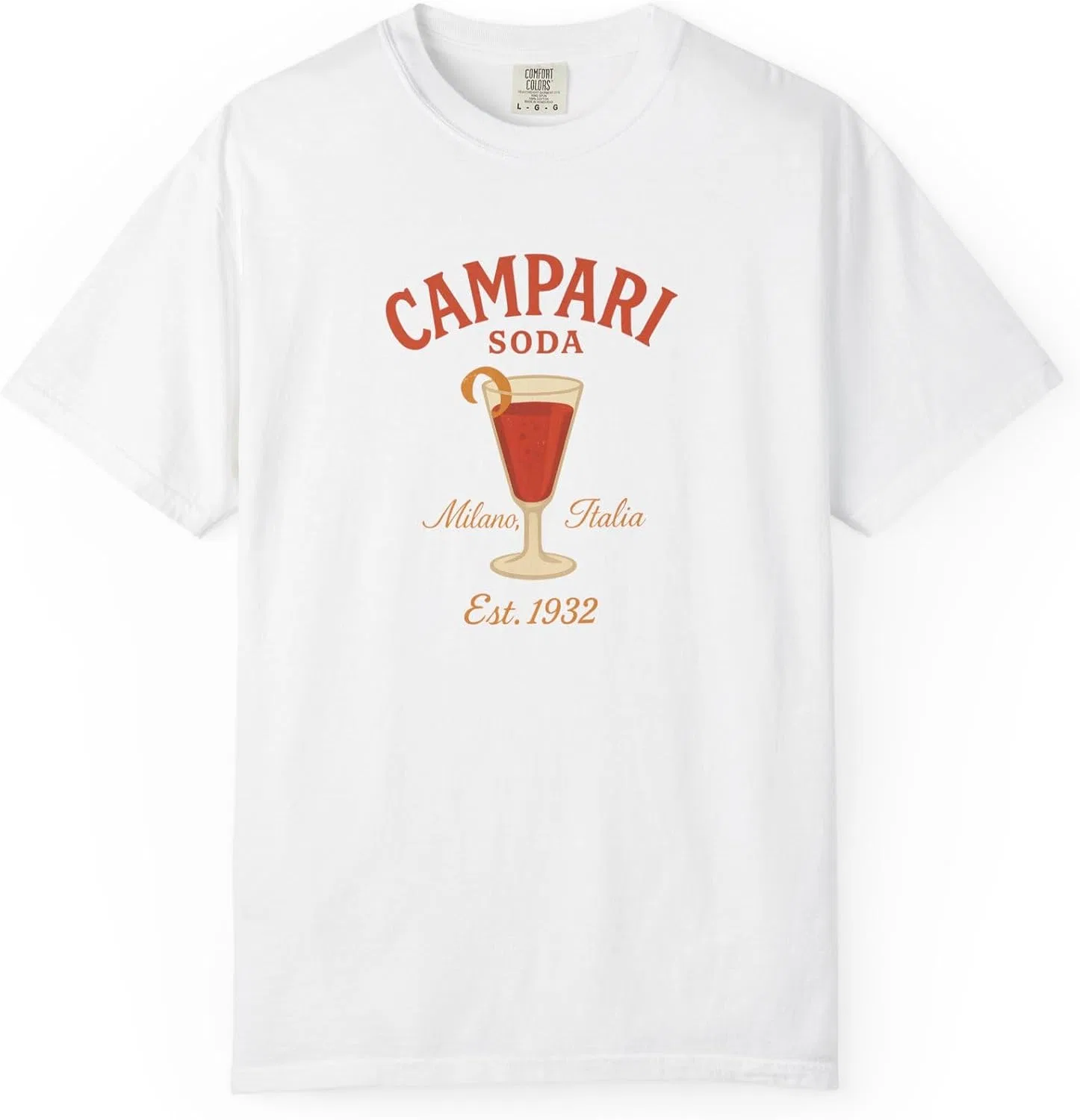 Женская футболка с принтом Seltz Soda T-Shirt, белый