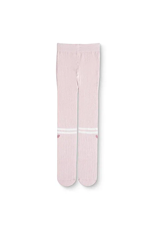 Детские колготки для девочек с принтом Hellobaby Heart Printed Ebebek Hello Baby, Pink