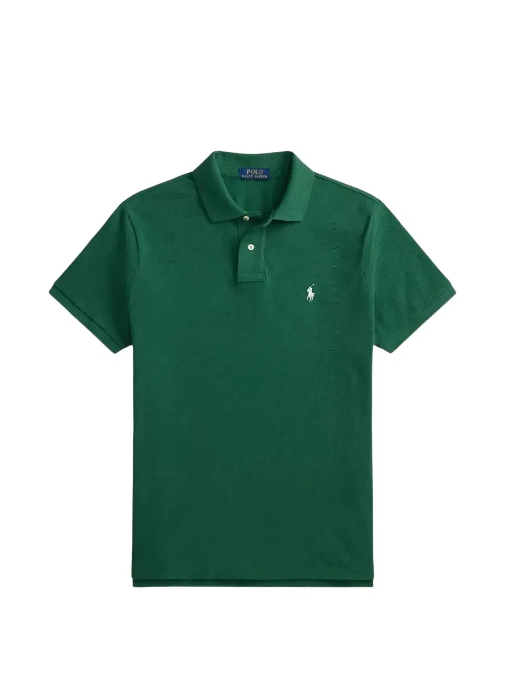 Рубашка-поло из сетчатой ткани с вышитым логотипом Polo Ralph Lauren, зеленый