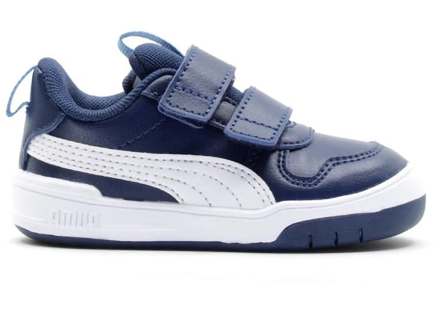 Детские кроссовки с закрытыми носками Puma Multiflex SL V, Persian Blue White