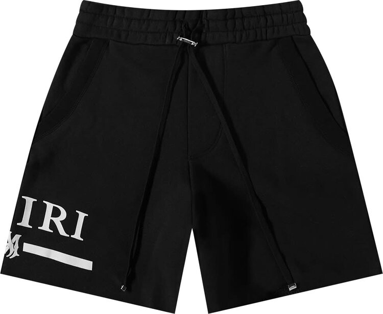 

Спортивные шорты Amiri MA Bar Logo Sweatshorts 'Black/Natural', черный