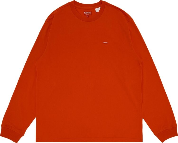 

Лонгслив Supreme Small Box Long-Sleeve Tee 'Bright Orange', оранжевый