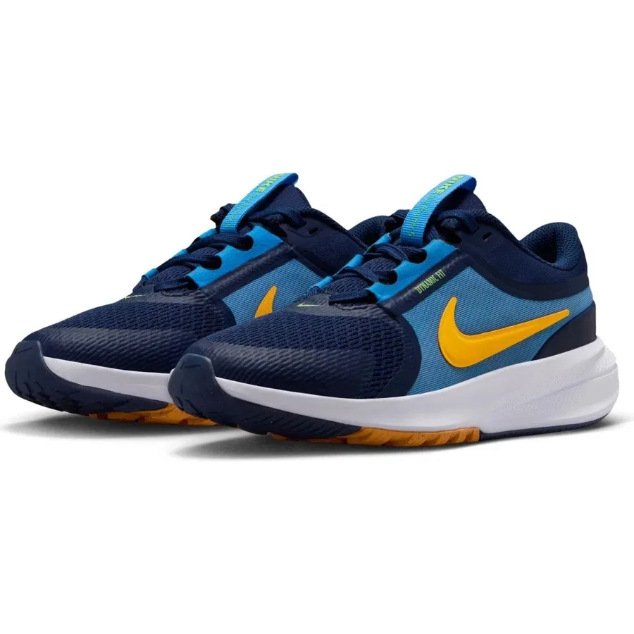 Детские кроссовки с шнуровкой Star Runner 5 Gs Nike, Синий — фото 2