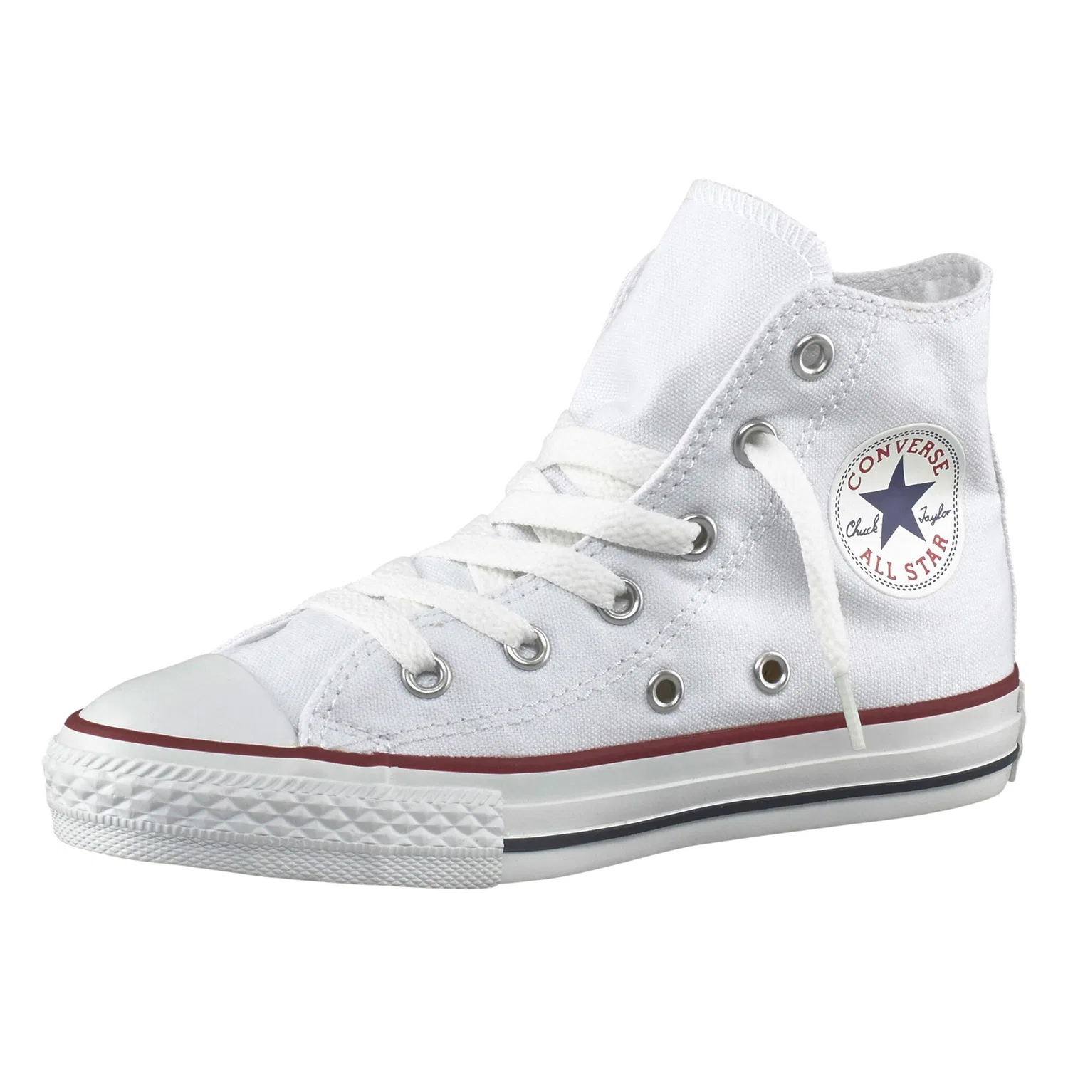 Детские кеды на шнуровке высокие Converse, White
